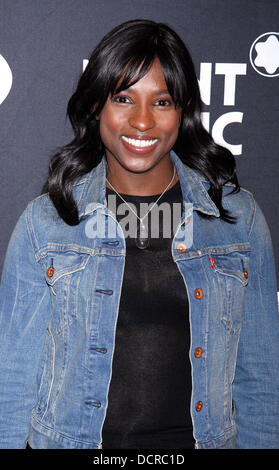 Rutina Wesley After Party für Montblanc präsentiert die 10. jährliche Produktion von "The 24 Hour spielt On Broadway" bei BB Kings - Ankünfte geführt New York City, USA - 14.11.11 Stockfoto