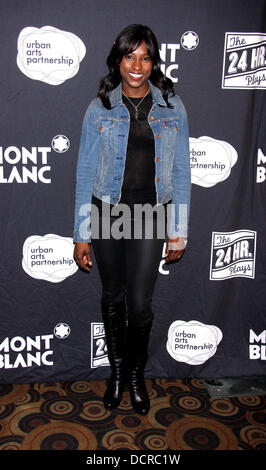 Rutina Wesley After Party für Montblanc präsentiert die 10. jährliche Produktion von "The 24 Hour spielt On Broadway" bei BB Kings - Ankünfte geführt New York City, USA - 14.11.11 Stockfoto