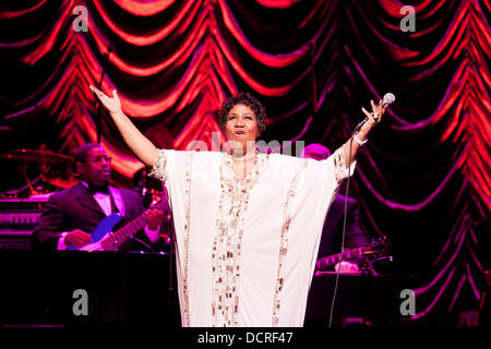 Aretha Franklin beim Austin City Limits Live Moody Theater. Austin, Texas - 15.11.11 Stockfoto