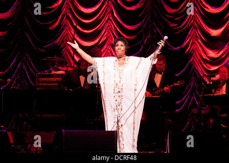 Aretha Franklin beim Austin City Limits Live Moody Theater. Austin, Texas - 15.11.11 Stockfoto