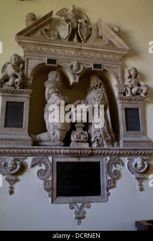 Richard Murden Denkmal, Kreuzkirche, Moreton Morrell, Warwickshire, England, UK Stockfoto