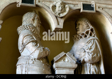 Richard Murden Monument, Holy Cross Church, Moreton Morrell, Warwickshire, England, UK Stockfoto