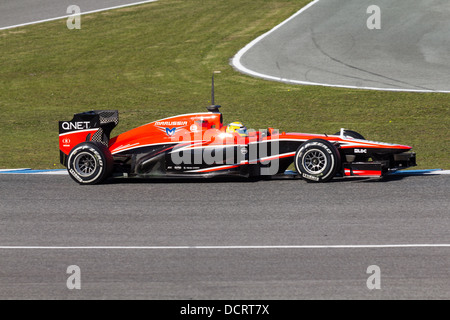 Marussia F1 Team - Luiz Razia - 2013 Stockfoto