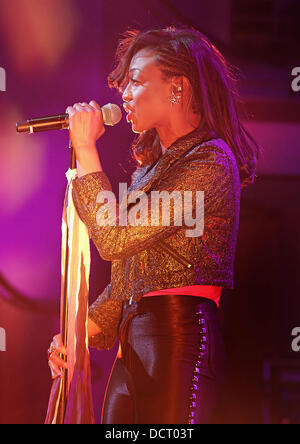 Beverley Knight die live in der Bridgewater Hall Manchester. Manchester, England - 20.11.11 Stockfoto