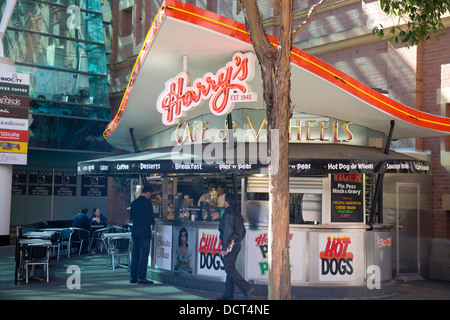 berühmten Harrys Cafe de Räder Restaurant in Kapitolsplatz, Haymarket, Sydney, Australien Stockfoto