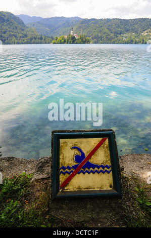 Triglav, Bled, Mariä Himmelfahrt, Cerkev Maijinega Vnebovzetja, Slowenien, Nordslowenien Stockfoto