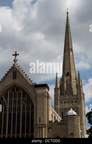 Stadt Norwich Kathedrale Norfolk England UK Großbritannien Stockfoto