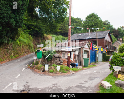 Porth Navas, einem Dorf in der Nähe von Falmouth in Cornwall England UK Stockfoto