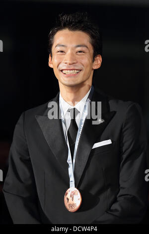 Tokio, Japan. 22. August 2013. Ryosuke Irie, 21. August 2013: Ryosuke Irie, Film "Man of Steel" Japan-Premiere am 21. August 2013 Tokyo Japan Credit: Aflo Co. Ltd./Alamy Live News Stockfoto