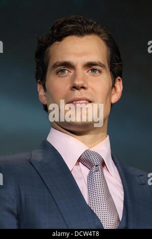 Tokio, Japan. 22. August 2013. Henry Cavill, 21. August 2013: Henry Cavill, Film "Man of Steel" Japan-Premiere am 21. August 2013 Tokyo Japan Credit: Aflo Co. Ltd./Alamy Live News Stockfoto