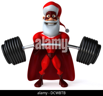 Super Santa claus Stockfoto