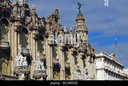 Grand Theater (Gran Teatro Garcia Lorca/Gran Teatro De La Habana), Havanna (Habana), Kuba, Karibik. Stockfoto