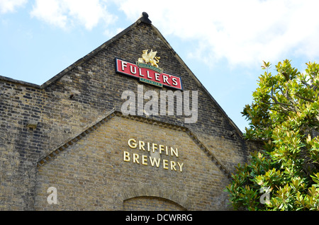 Die Fuller Griffin Brewery in Chiswick, London Stockfoto