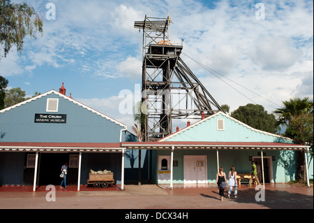 Minenschacht im Gold Reef City, Johannesburg, Südafrika Stockfoto