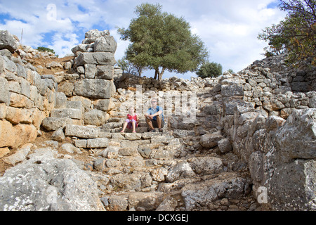 Lato, antike Stadt auf der Insel Kreta Stockfoto