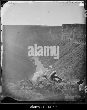 GRAND CANYON DES COLORADO, MÜNDUNG DES PARIA CREEK, BLICK NACH WESTEN VOM PLATUEAU--524227 Stockfoto