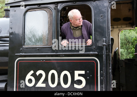 Der Jacobite Dampfzug bei Glenfinnan Schottland UK Stockfoto