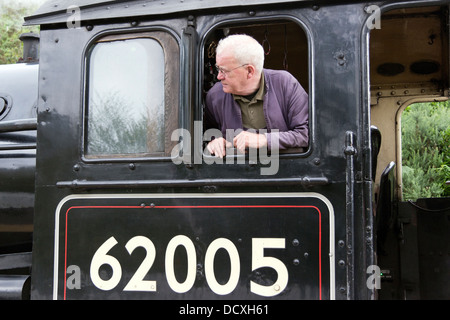 Der Jacobite Dampfzug bei Glenfinnan Schottland UK Stockfoto