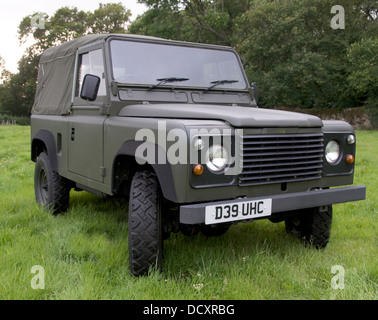 Jahrgang 1986 Landrover Defender / "90" alte "Serie" land Rover Stockfoto