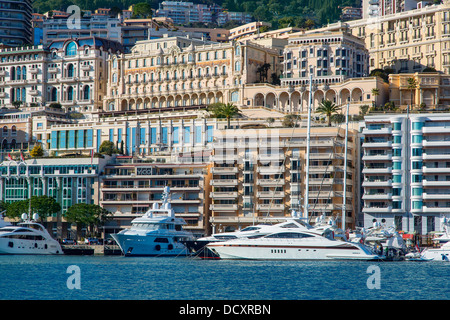 Monte Carlo, den Hafen Stockfoto