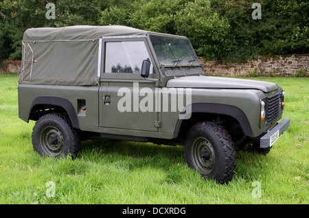 Jahrgang 1986 Landrover Defender / "90" alte "Serie" land Rover Stockfoto