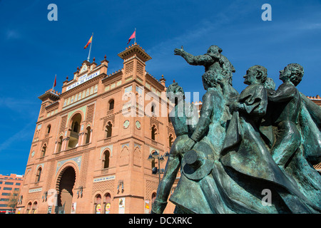 Madrid, Plaza de Toros de Las Ventas Stockfoto