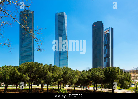 Madrid, Financial District Stockfoto