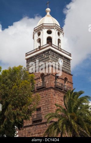 16. Jahrhundert Kirche von Nuestra Señora de Guadalupe, Teguise, Lanzarote, Kanarische Inseln Stockfoto