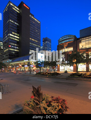 Kanada, Quebec, Montreal, McGill College Avenue, Stockfoto