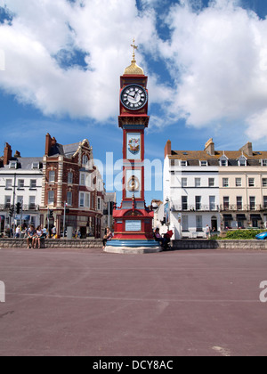 Jubilee Memorial Clock, Weymouth, Dorset, UK 2013 Stockfoto