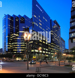 Kanada, Quebec, Montreal, McGill College Avenue, Stockfoto