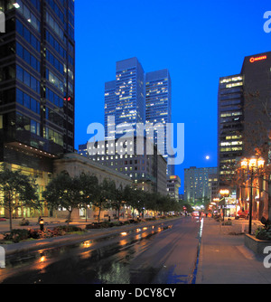 Kanada, Quebec, Montreal, McGill College Avenue, Stockfoto