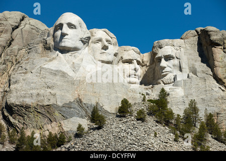 MOUNT RUSHMORE NATIONAL MONUMENT (© GUTZON & LINCOLN BORGLUM 1941) BLACK HILLS SOUTH DAKOTA USA Stockfoto