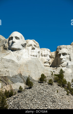 MOUNT RUSHMORE NATIONAL MONUMENT (© GUTZON & LINCOLN BORGLUM 1941) BLACK HILLS SOUTH DAKOTA USA Stockfoto