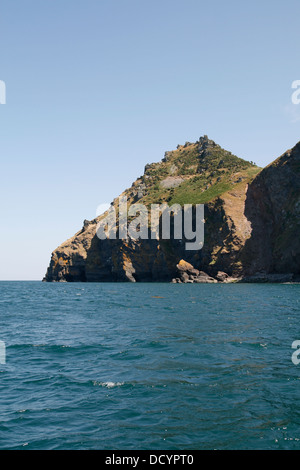 Tal der Felsen vom Meer Lynmouth Devon England UK. Stockfoto