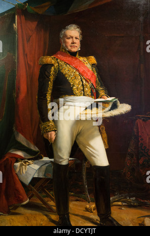 19. Jahrhundert - der Maréchal Nicolas-Joseph Maison - Léon Cogniet (1830) - Musée de L'Armée - Paris, Frankreich - Öl auf Leinwand Stockfoto