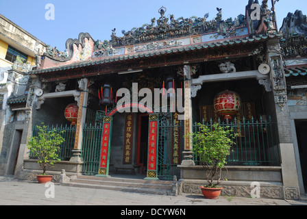 Der Eingang in die Thien-Hau-Tempel, Ho-Chi-Minh-Stadt (Saigon), Vietnam. Stockfoto