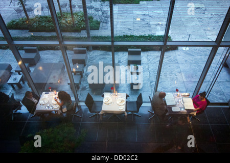 Museum of Modern Art New York City Restaurant Stockfoto