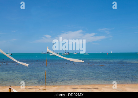 Hut Choeng Mon Beach auf dem Norden der Insel Ko Samui im Golf von Thailand. Stockfoto