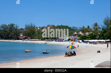 Hut Choeng Mon Beach auf dem Norden der Insel Ko Samui im Golf von Thailand. Stockfoto