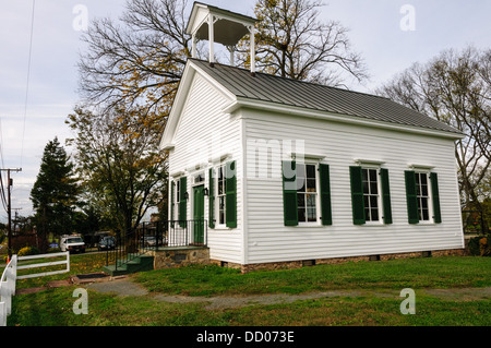 Brentsville Union Church, Brentsville Gerichtsgebäude Altstadt, Bristow (Virginia) Stockfoto