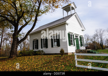 Brentsville Union Church, Brentsville Gerichtsgebäude Altstadt, Bristow (Virginia) Stockfoto