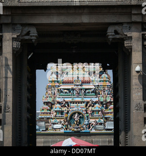 Hindu Tempel Kapaleeswarar Koil. Chennai. Tamil Nadu. Indien Stockfoto