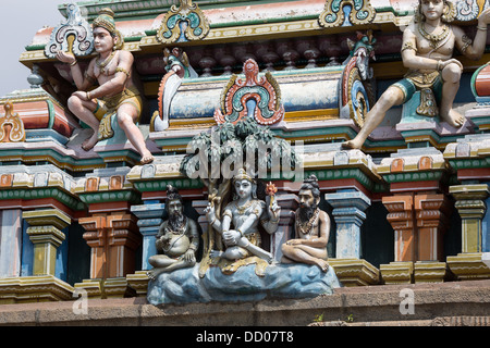 Hindu Tempel Kapaleeswarar Koil. Chennai. Tamil Nadu. Indien Stockfoto