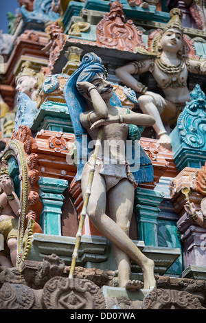 Hindu Tempel Kapaleeswarar Koil. Chennai. Tamil Nadu. Indien Stockfoto