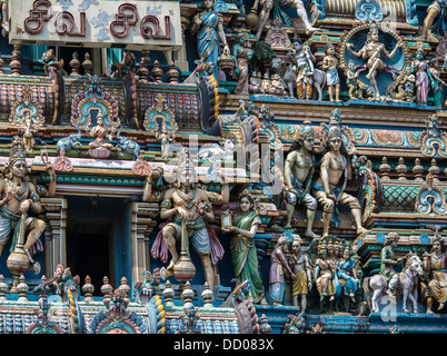 Hindu Tempel Kapaleeswarar Koil. Chennai. Tamil Nadu. Indien Stockfoto