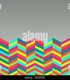 Retro-geometrisch abstrakten nahtlose Hintergrund. Vektor-Datei für die einfache Bearbeitung geschichtet. Stockfoto