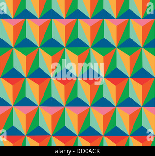 Dreieck Vintage Hipster Musterdesign Hintergrund. Vektor-Datei für die einfache Bearbeitung geschichtet. Stockfoto