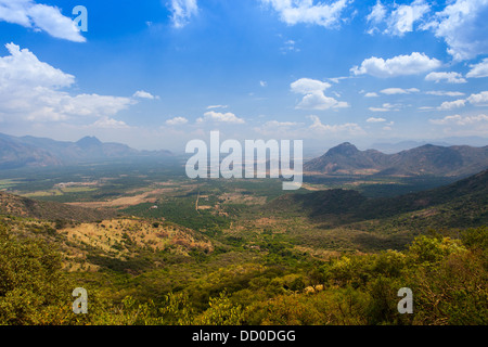 Kerala landwirtschaftliche Nachbarschaft. Süd-Indien Stockfoto