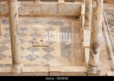 Ein großer Raum innerhalb eines der Terrasse beherbergt, Ephesus, Türkei Stockfoto